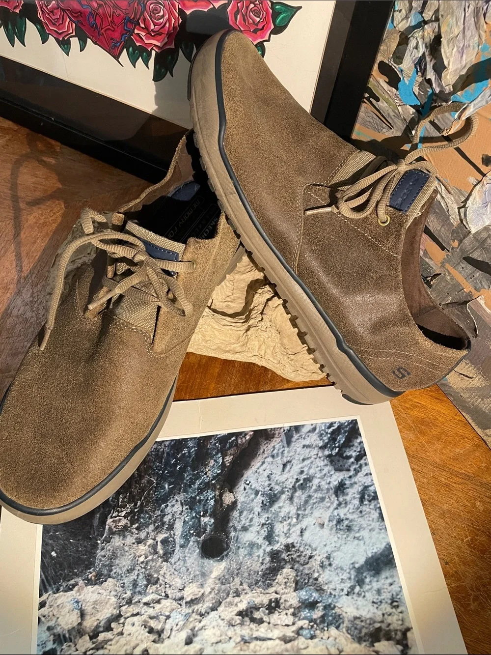 Skechers Brown Suede Chukka Lace-Up Boots